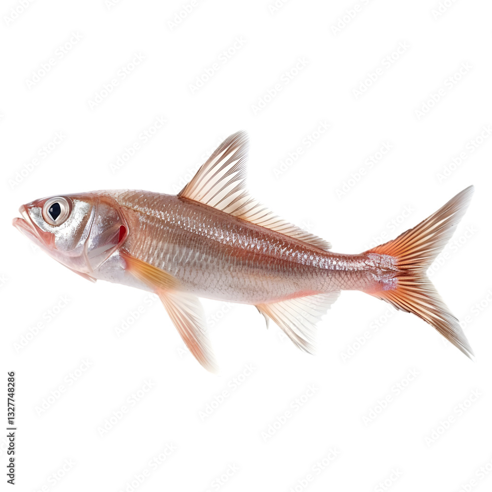 Fototapeta premium Pink freshwater fish for studio shot.
