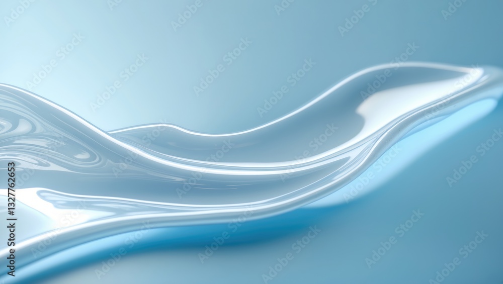 Naklejka premium Liquid gel cosmetic smear texture