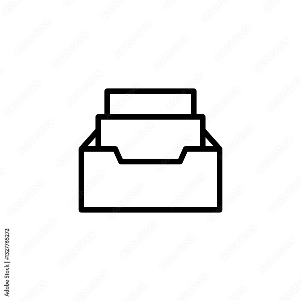 Archive folders icon logo design. Document vector icon. Archive storage icon. Archive folders icon logo design. Document vector icon. Archive storage icon.