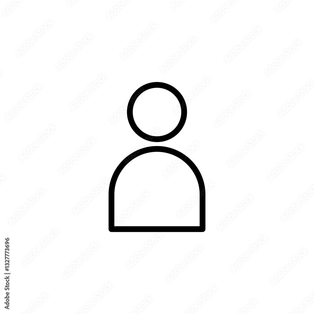 User icon logo design. person sign and symbol. people icon. User icon logo design. person sign and symbol. people icon.