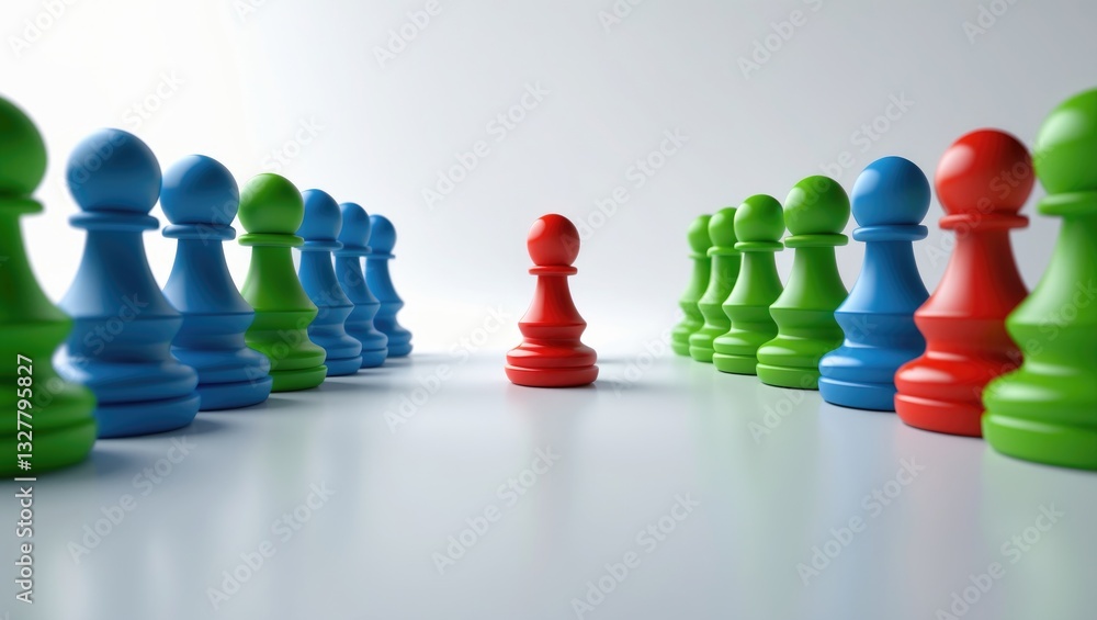 Pawns Teams Collaboration And Partnership. Business Consolidation Pawns Teams Collaboration And Partnership. Business Consolidation