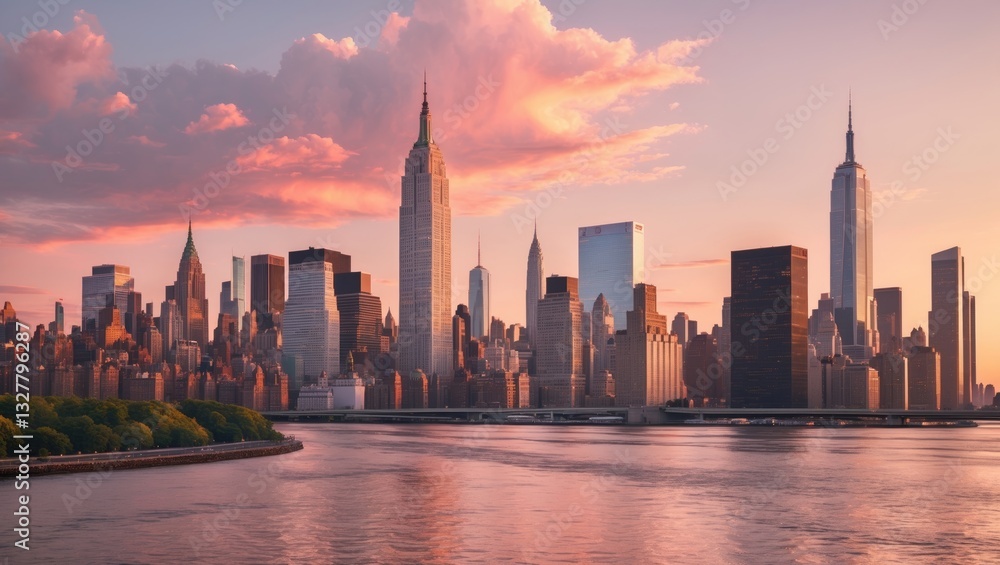 Obraz premium Sunrise above Midtown