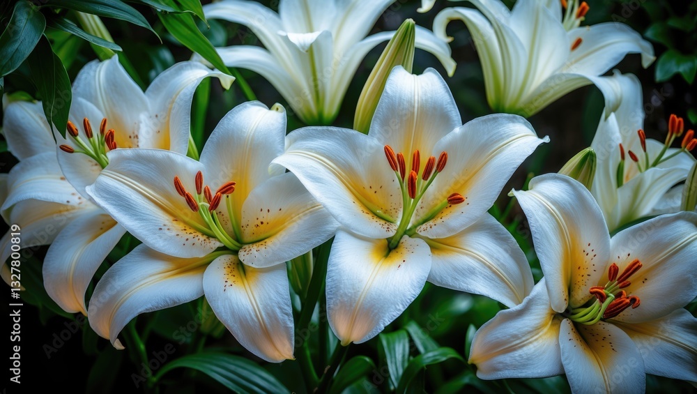 Image of a collection of flowers. Image of a collection of flowers.