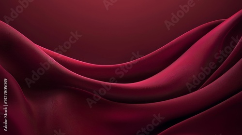 Elegant burgundy gradient background with soft lighting, creating a modern studio space for product display, minimal design