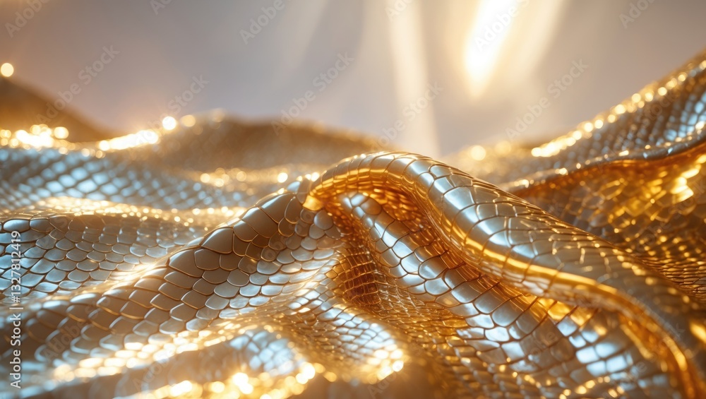 Gilded texture of serpent scales Gilded texture of serpent scales