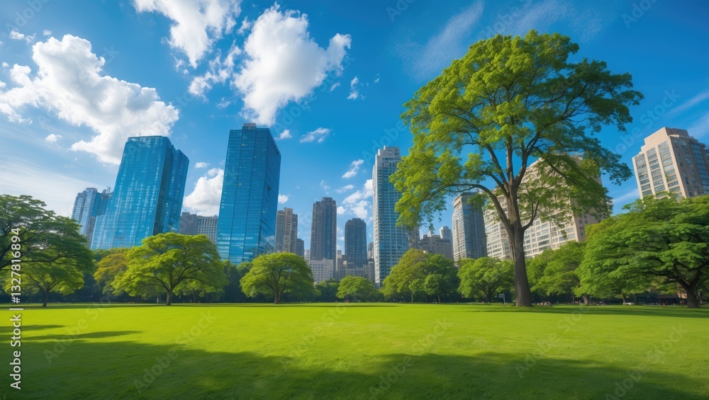 Skyscrapers and Meadowland Skyscrapers and Meadowland