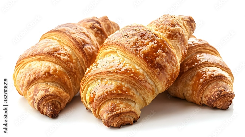 Freshly Baked Croissants - Delicious French Freshly Baked Croissants - Delicious French