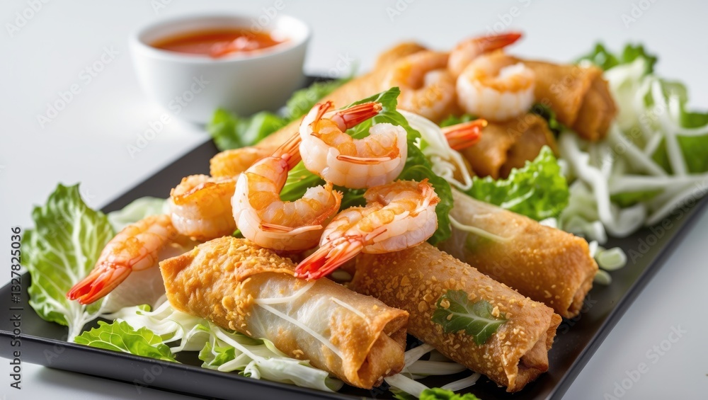 Crispy Shrimp Spring Rolls Crispy Shrimp Spring Rolls