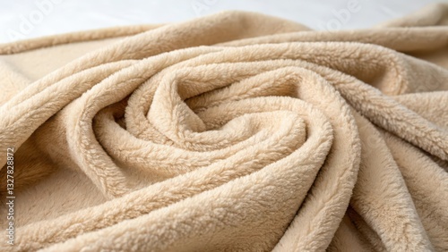 Beige Fleece Fabric Texture