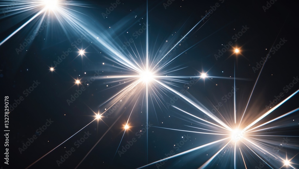 Blurred refraction light, bokeh or flare overlay visual effect Blurred refraction light, bokeh or flare overlay visual effect