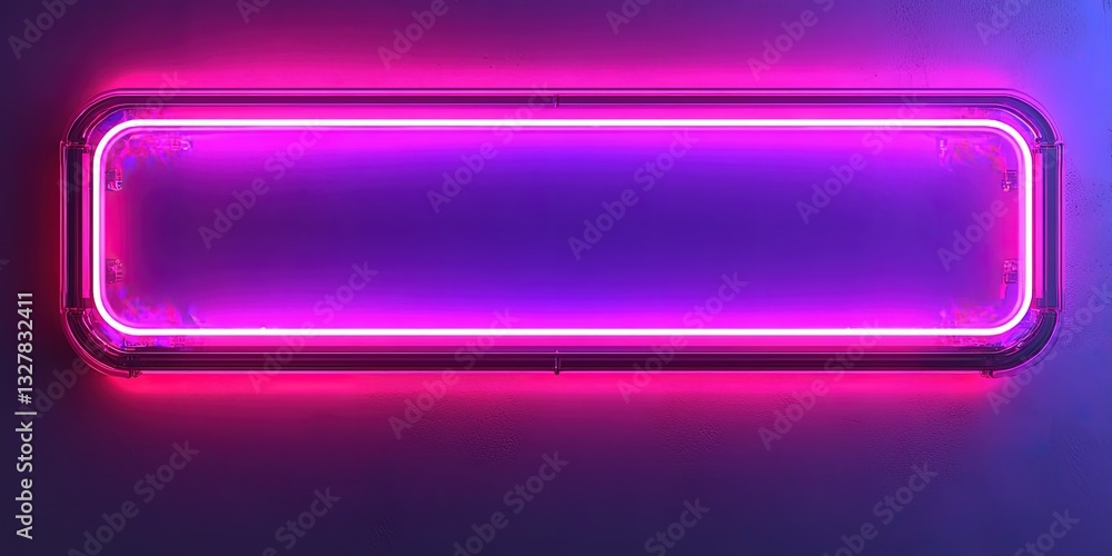 Stunning Neon Light Copy Text Sign in Purple Glow: Retro Design for Modern Advertising Stunning Neon Light Copy Text Sign in Purple Glow: Retro Design for Modern Advertising