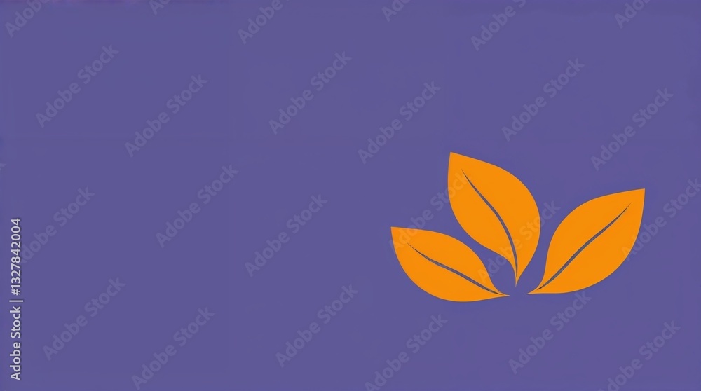 Minimalist logo design featuring geometric shapes in warm colors suggesting tea or lavender elements Minimalist logo design featuring geometric shapes in warm colors suggesting tea or lavender elements