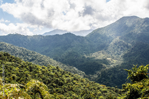 landscape of the mountains