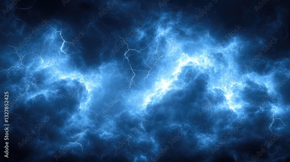 Powerful Storm Clouds with Lightning Powerful Storm Clouds with Lightning