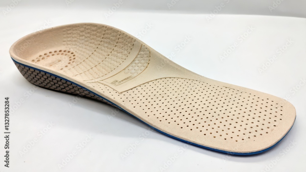 Orthotic Insole on White Background Orthotic Insole on White Background