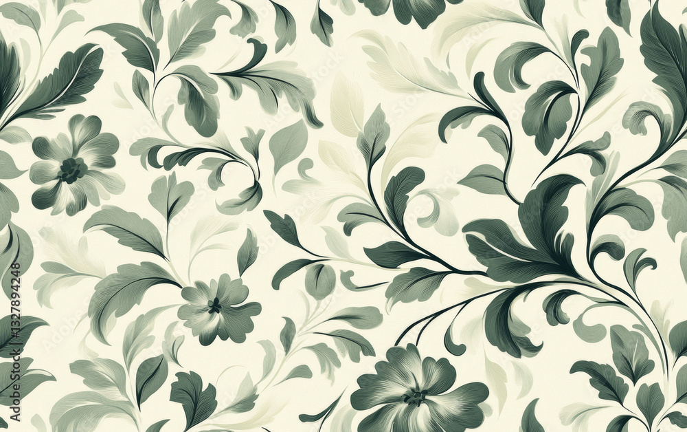 Retro style floral texture art background
Retro style floral texture art background
