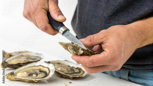 Oyster Shucking photo