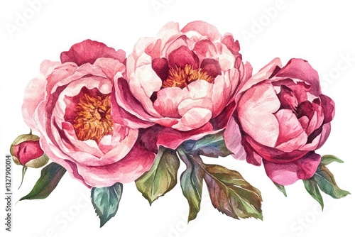 pink peony flower