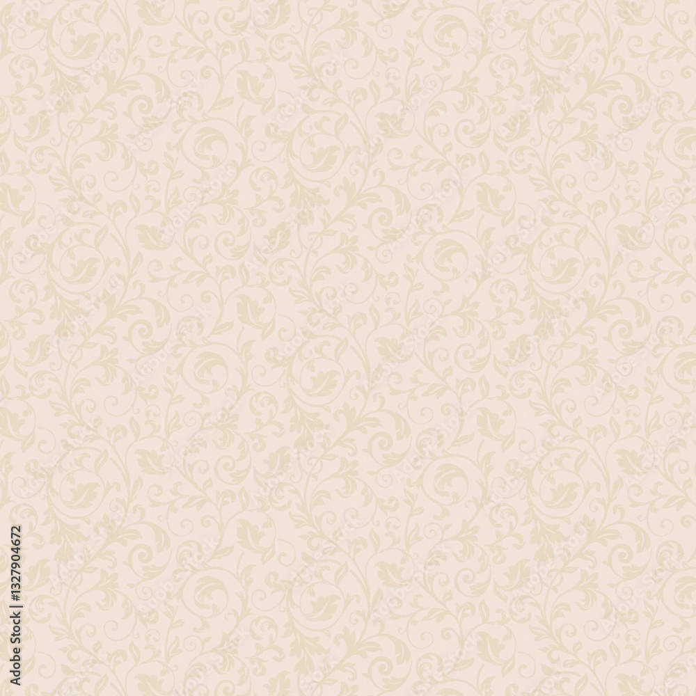 Leaf floral ornamental paper, seamless patterned fabric Leaf floral ornamental paper, seamless patterned fabric