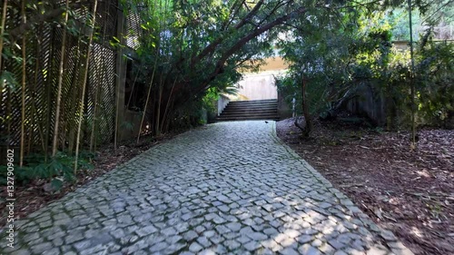 Coimbra University botanical garden trail, Portugal, UNESCO cultural destination