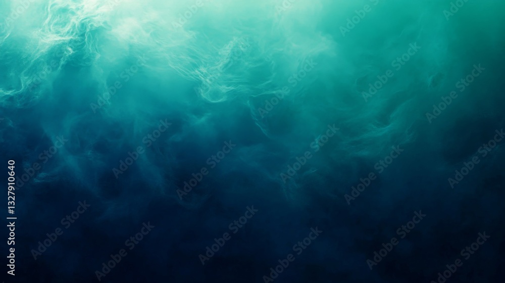 Abstract Underwater Scene with Teal and Dark Blue Water Texture Abstract Underwater Scene with Teal and Dark Blue Water Texture