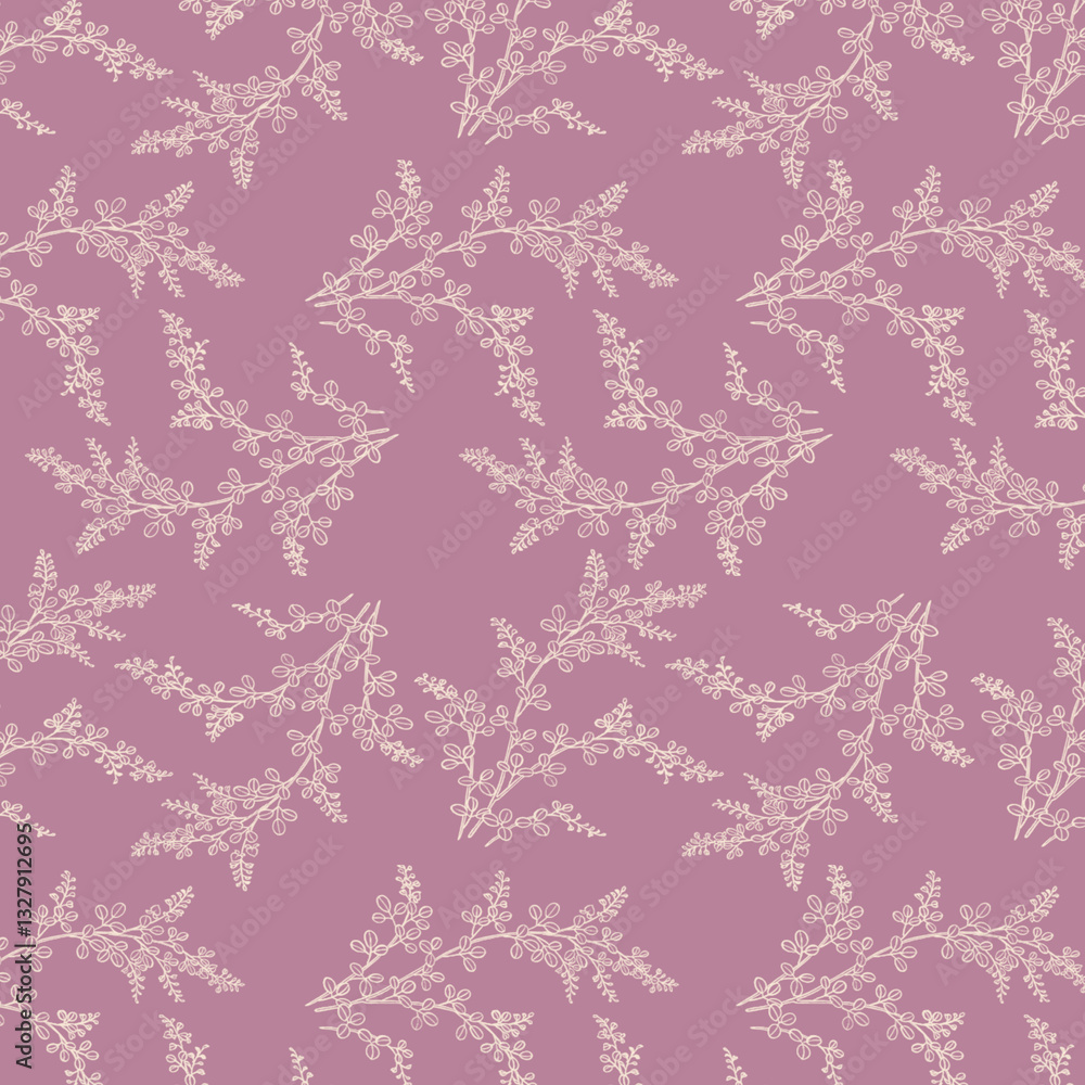 Leaf floral ornamental paper, seamless patterned fabric Leaf floral ornamental paper, seamless patterned fabric