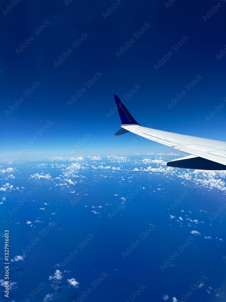 Fototapeta premium view from the plane