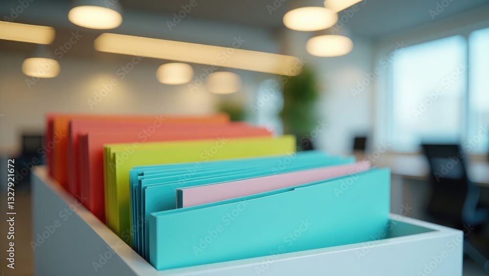 Stack or cabinet of document files in the office, business, finance, or education concept image featuring a collection of vibrant paper files in a firm or company. Stack or cabinet of document files in the office, business, finance, or education concept image featuring a collection of vibrant paper files in a firm or company.