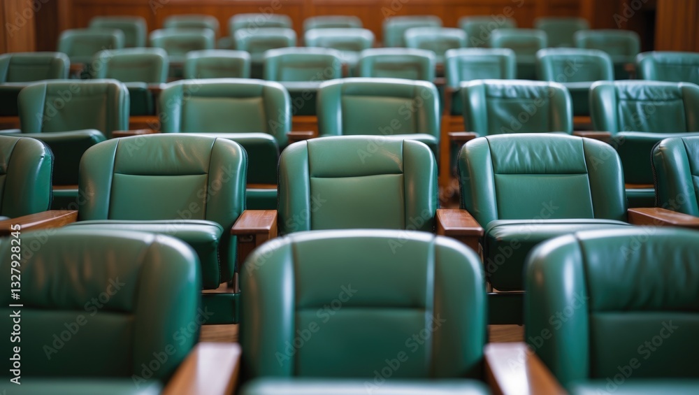 Empty hall seats. Rows of seating. Student classroom. Empty hall seats. Rows of seating. Student classroom.