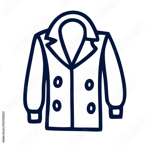 white lab coat design illustration