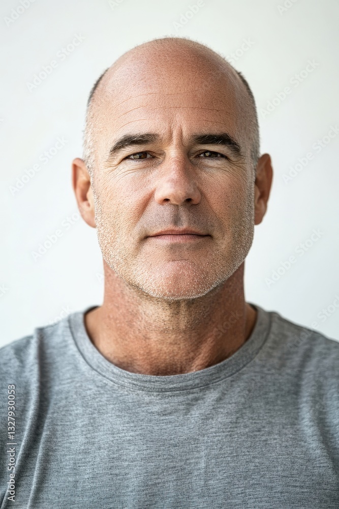 Portrait of a Confident Middle-Aged Man Portrait of a Confident Middle-Aged Man