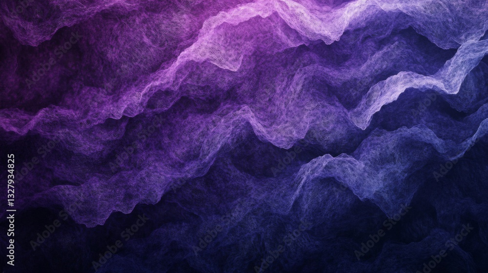 Obraz premium Abstract Purple and Blue Particle Wave Background
