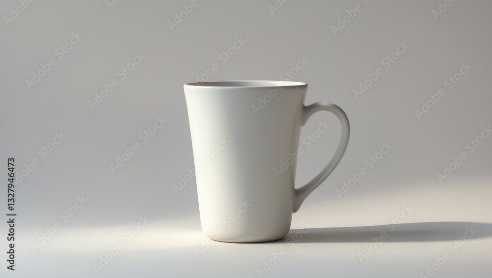 Fototapeta premium Mug mockup set against an isolated background.