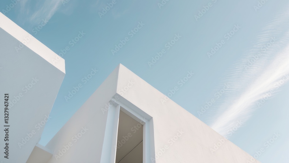 abstract concrete architecture detail. Geometric element of a modern building structure. white beams contrasted with a light blue sky. minimal design. contemporary and minimalist photography. angul... abstract concrete architecture detail. Geometric element of a modern building structure. white beams contrasted with a light blue sky. minimal design. contemporary and minimalist photography. angul...
