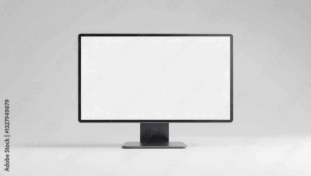 computer screen display isolated on a white background computer screen display isolated on a white background