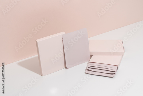 Minimalist Skincare Face Mask Packaging – Beauty Product Mockup