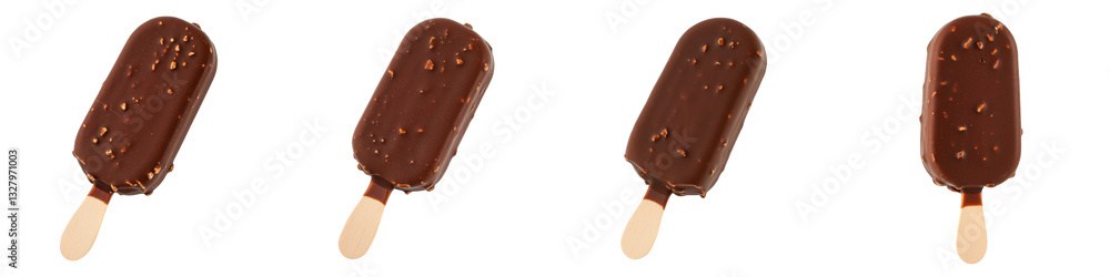 Set of Dark Chocolate Ice Cream Bar Set of Dark Chocolate Ice Cream Bar