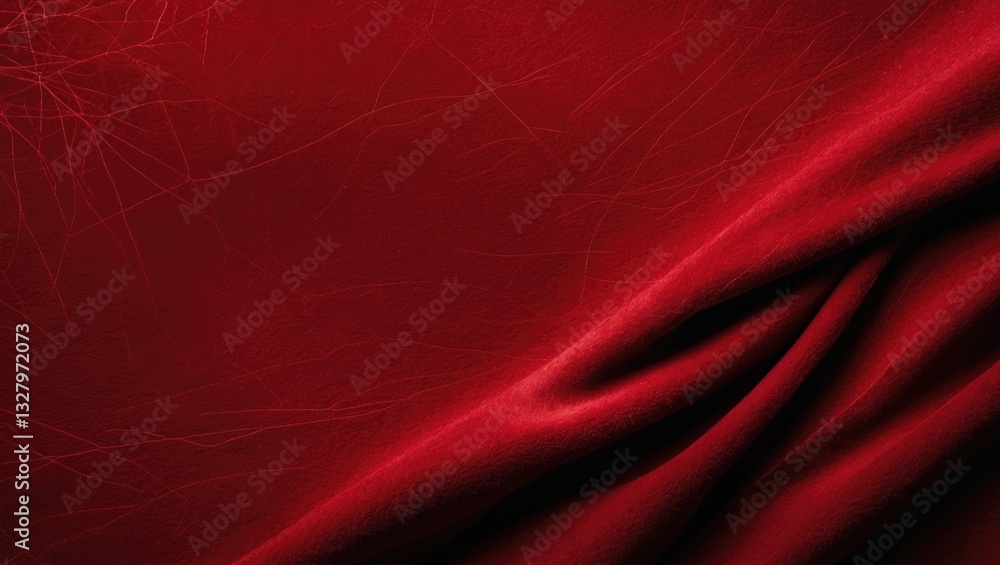 Red suede backdrop featuring scratches. Velvet red. Red suede backdrop featuring scratches. Velvet red.