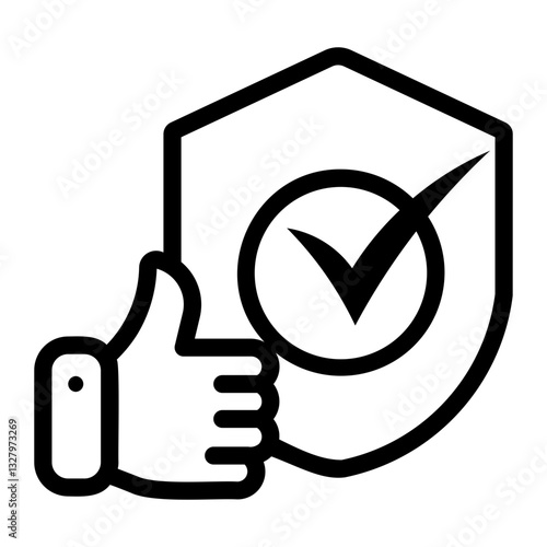 reliability Line Icon