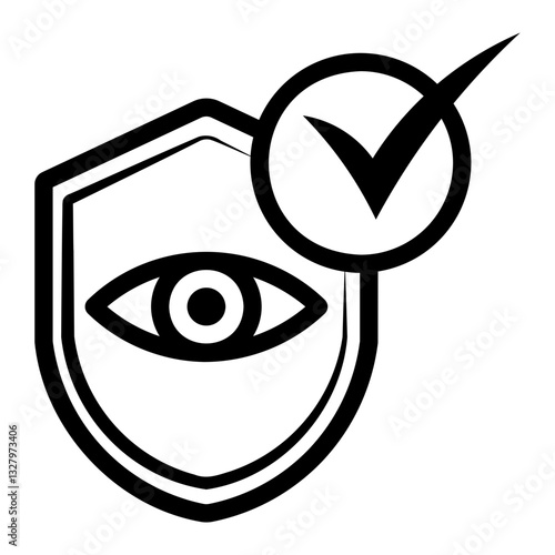 eye protection Line Icon