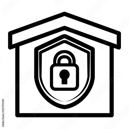 home security Line Icon