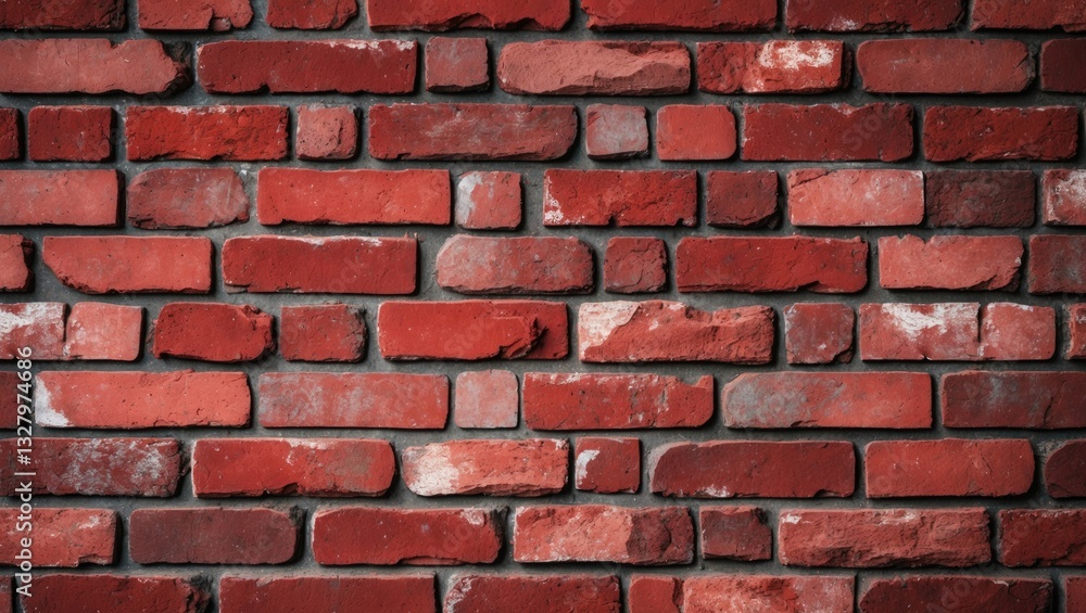 Brick wall in red color Brick wall in red color