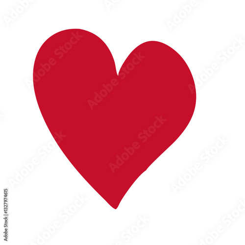 red heart on white background Free Download red heart on white background - GFXLoad