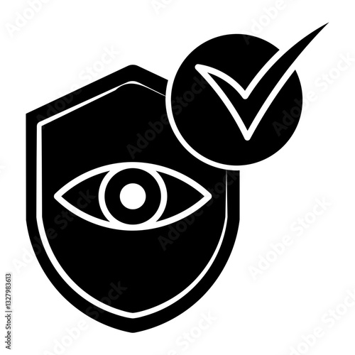 eye protection Solid icon