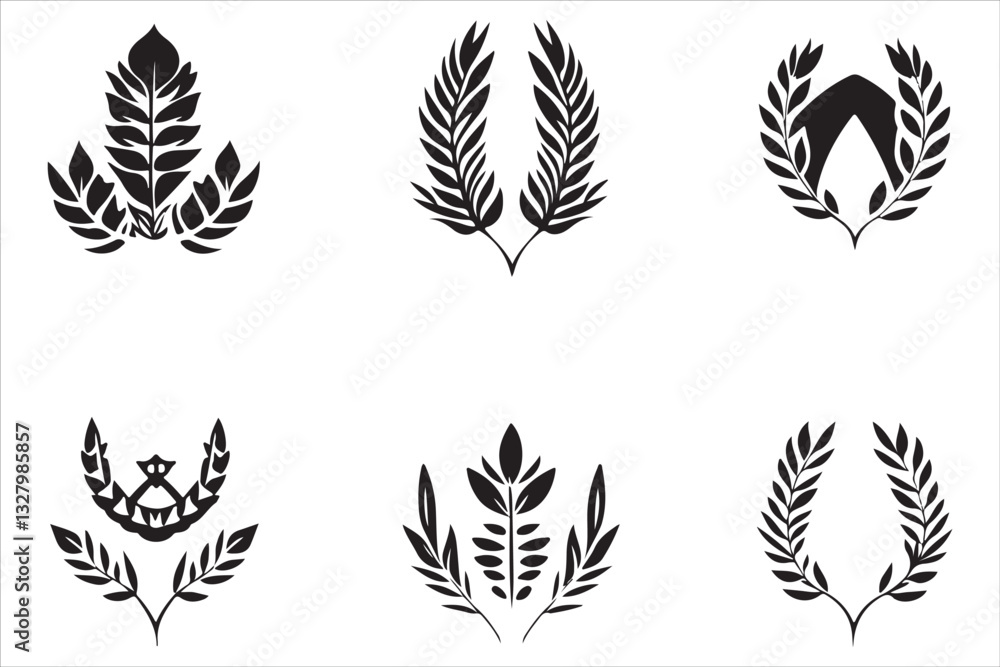 Hand-Drawn Wheat Ears Vector Graphics Hand-Drawn Wheat Ears Vector Graphics