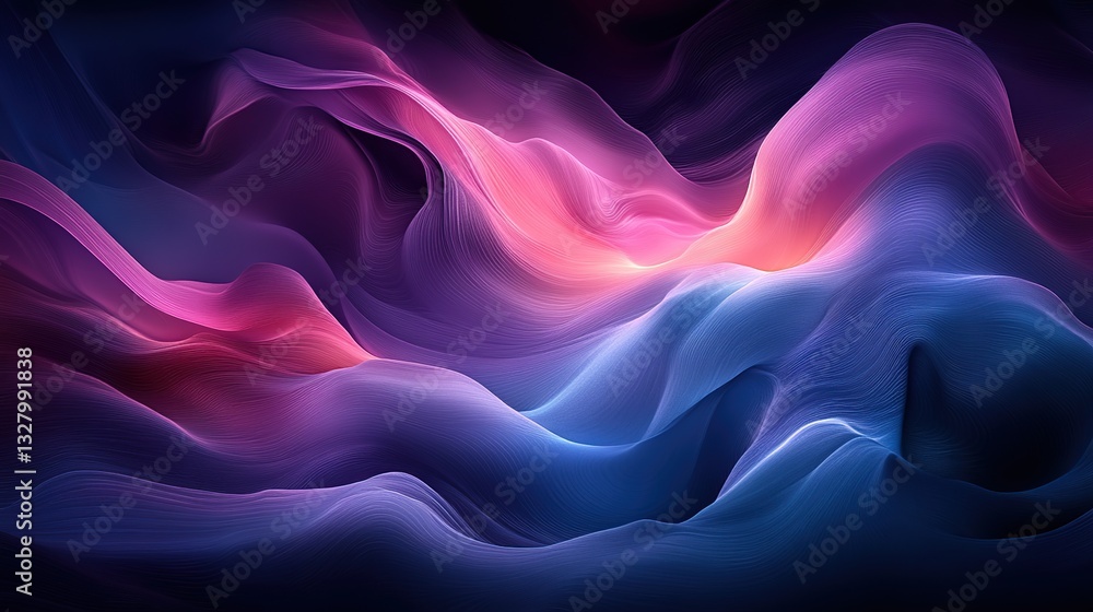 Obraz premium Abstract flow of vibrant colours