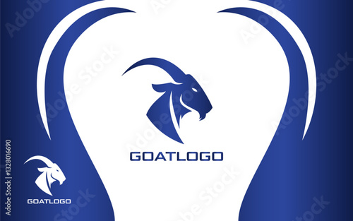 Goat Head Logo Modern and Minimalist