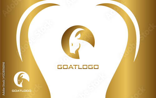 Goat Head Logo Modern and Minimalist