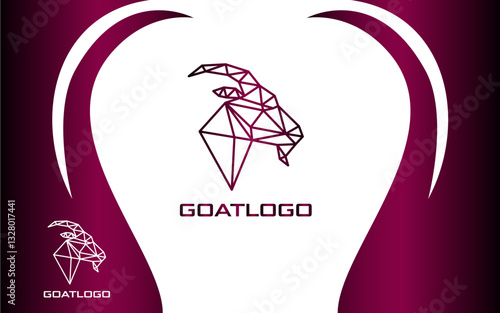 Goat Head Logo Modern and Minimalist