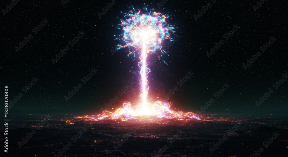 Cosmic Energy Beam: A Celestial Phenomenon Cosmic Energy Beam: A Celestial Phenomenon